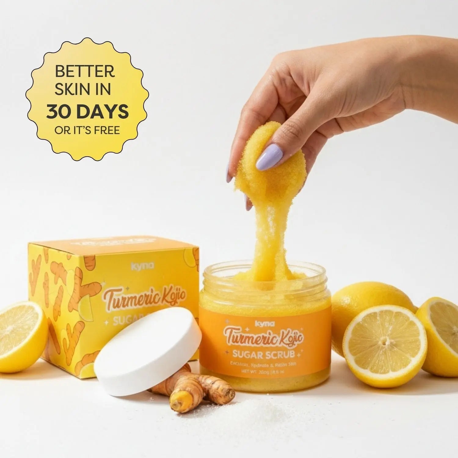 Turmeric Kojic Dark Spot Removal Scrub - KYND Beauty