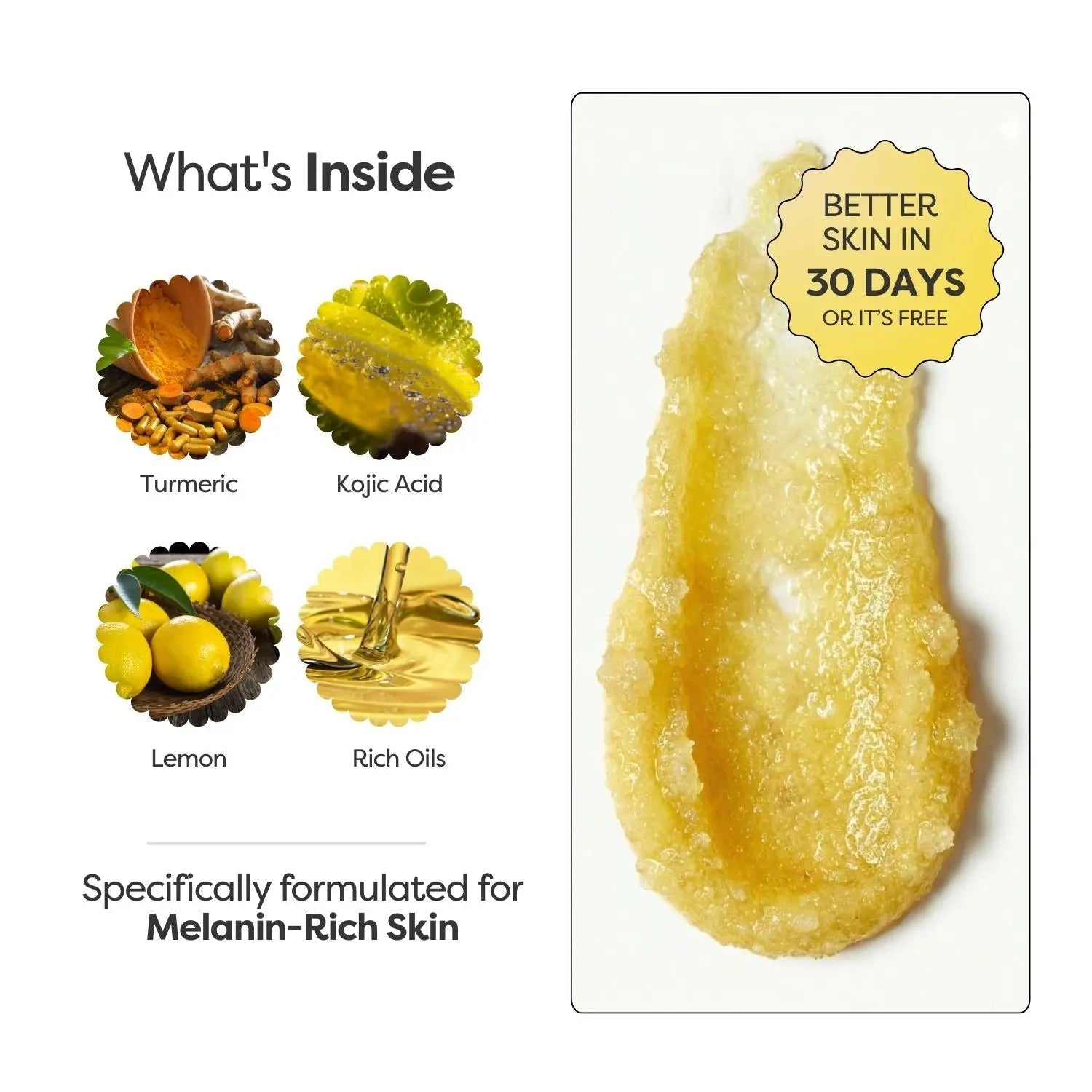 Turmeric Kojic Dark Spot Removal Scrub - KYND Beauty